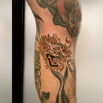 Traditional Dragon Lag Tattoos